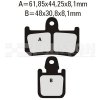 Klocki hamulcowe EBC (4 szt.) FA442/4 4101545 Yamaha MT-01